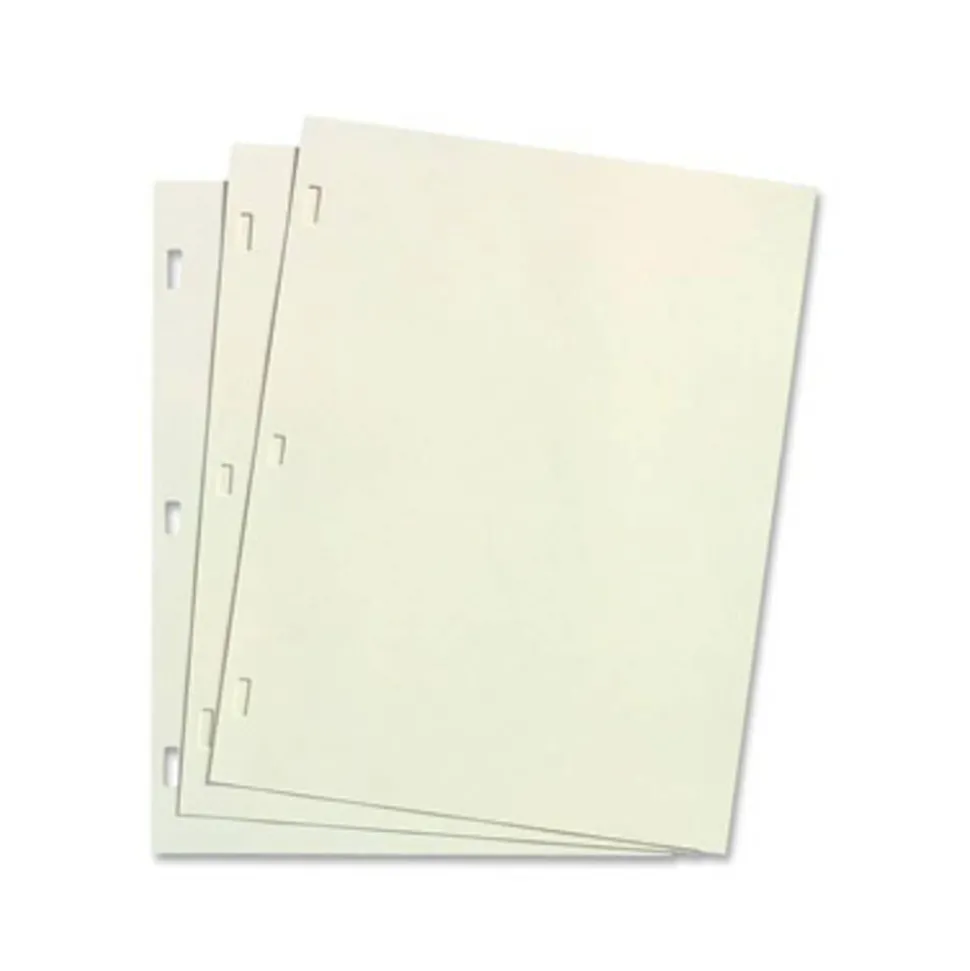 Wilson Jones Ledger Paper, For 395-11/396-11/0399-00, 8-1/2" x 11", Ivory, Box Of 100 Sheets
