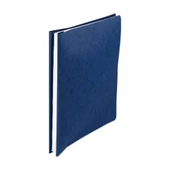 Wilson Jones Presstex Data Binder With Retractable Hooks, 14 7/8" x 11", Dark Blue