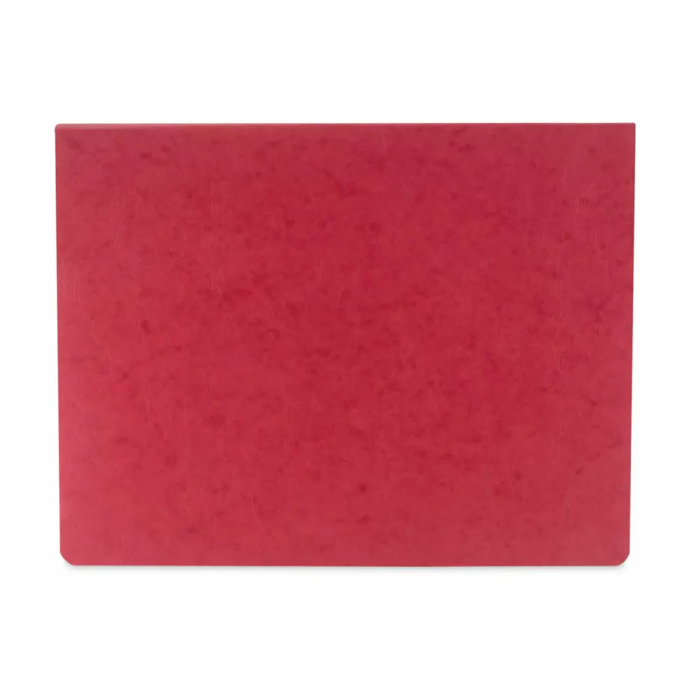Wilson Jones Presstex Data Binder With Retractable Hooks, 60% Recycled, Executive Red