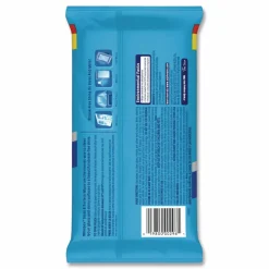 Windex Glass and Surface Wet Wipe, Cloth, 7 x 8, Unscented, White, 38/Pack