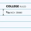Wirebound Notebooks, 8 1/2" x 11", 1 Subject, College Ruled, 100 Sheets, Assorted Colors, Pack Of 6 Notebooks