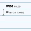 Wirebound Notebooks, 8" x 10-1/2", 1 Subject, Wide Ruled, 100 Sheets, Assorted Colors, Pack Of 6 Notebooks