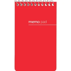 Wirebound Top-Opening Memo Pads, 3