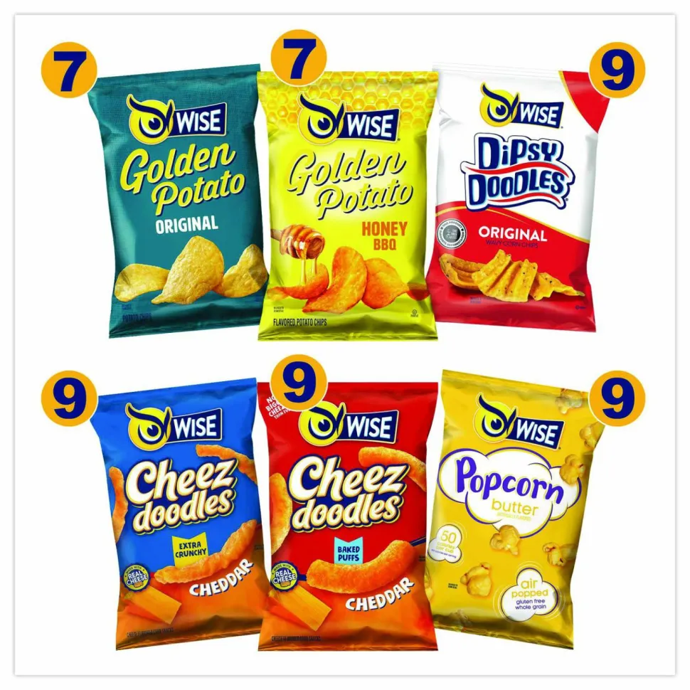 Wise Grab and Snack Variety Pack, Assorted Flavors, 50/Pack
