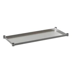 Woodford Galvanized Under Shelf for Prep and Work Tables - Adjustable Lower Shelf for 24