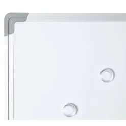WorkPro Double-Sided Mobile Magnetic Dry-Erase Whiteboard Easel, 72