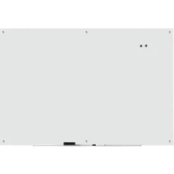 WorkPro Magnetic Glass Unframed Dry-Erase Whiteboard, 72