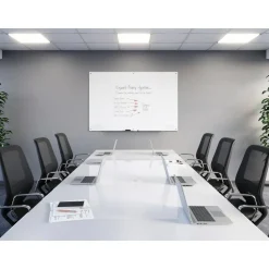 WorkPro Magnetic Glass Unframed Dry-Erase Whiteboard, 72