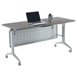 WorkPro AnyPlace Flip-Top Nesting Training Table With Modesty Panel, 60