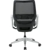 WorkPro Sentrix Ergonomic Mesh/Mesh Mid-Back Manager Office Chair, Fixed Arms, Black, BIFMA Compliant