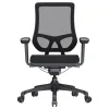 WorkPro 1000 Series Ergonomic Mesh/Mesh Mid-Back Task Office Chair, Black/Black, BIFMA Compliant