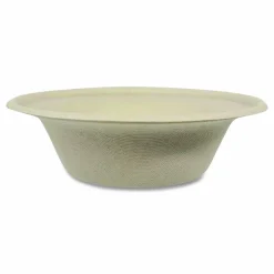 World Centric Fiber Bowls, 20 oz, 6 x 6 x 1.7, Natural, 20/Pack