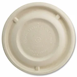World Centric Fiber Lids for Fiber Barrel Bowls, 4.7