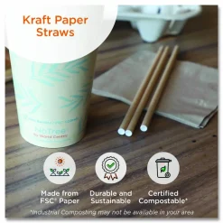 World Centric Kraft Paper Straws, 8