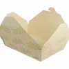 World Centric No Tree Folded Takeout Containers, 50 oz, 6.2 x 8.5 x 1.85, Natural, Sugarcane, 200/Carton
