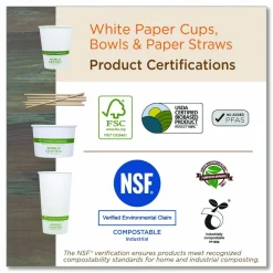 World Centric Paper Bowls, 8 oz, 3.5