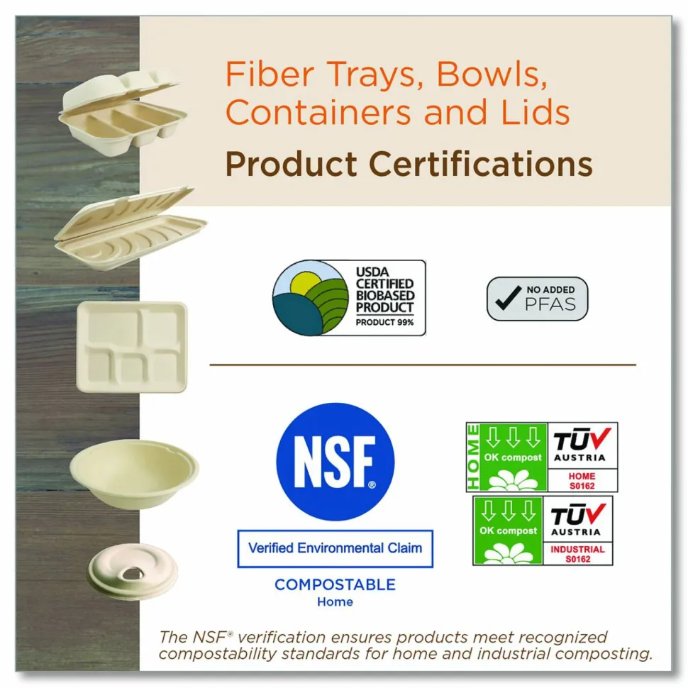 World Centric Fiber Plates, Paper, 10" dia, Natural, 700/Carton