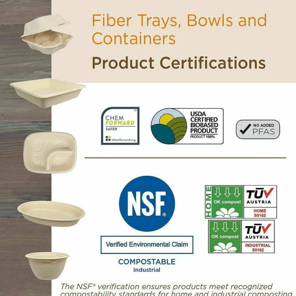 World Centric Fiber Plates, Paper, 10.1" dia, Natural, 800/Carton