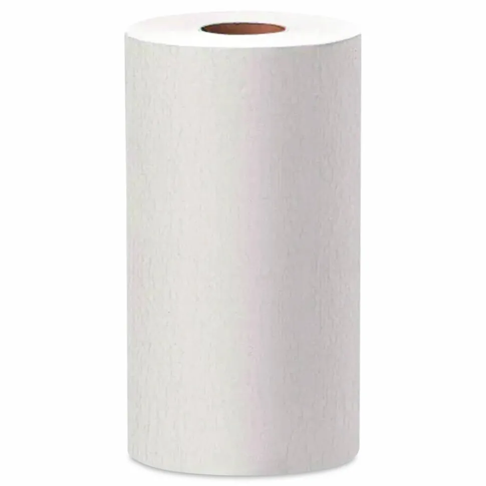 WypAll General Clean X60 Cloths, Small Roll, 9.8 x 13.4, White, 130/Roll, 12 Rolls/Carton
