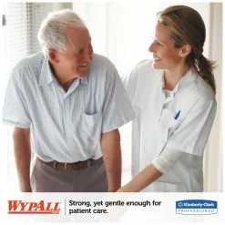 WypAll General Clean X60 Cloths, 1/4 Fold, 12.5 x 13, White, 76/Box, 12 Boxes/Carton