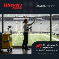 Wypall General Clean X60 Multi-Task Cleaning Cloths, 8-3/8