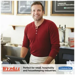 WypAll L10 Towels, POP-UP Box, 1-Ply, 9 x 10.5, White, 125/Box, 18 Boxes/Carton