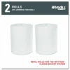 WypAll Power Clean Wipers for Solvents WetTask Customizable Wet Wiping System, Wipers Only, 9 x 15, White, 275/Roll, 2 Rolls/Carton