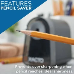 X-ACTO Mighty Mite Electric Pencil Sharpener, Black