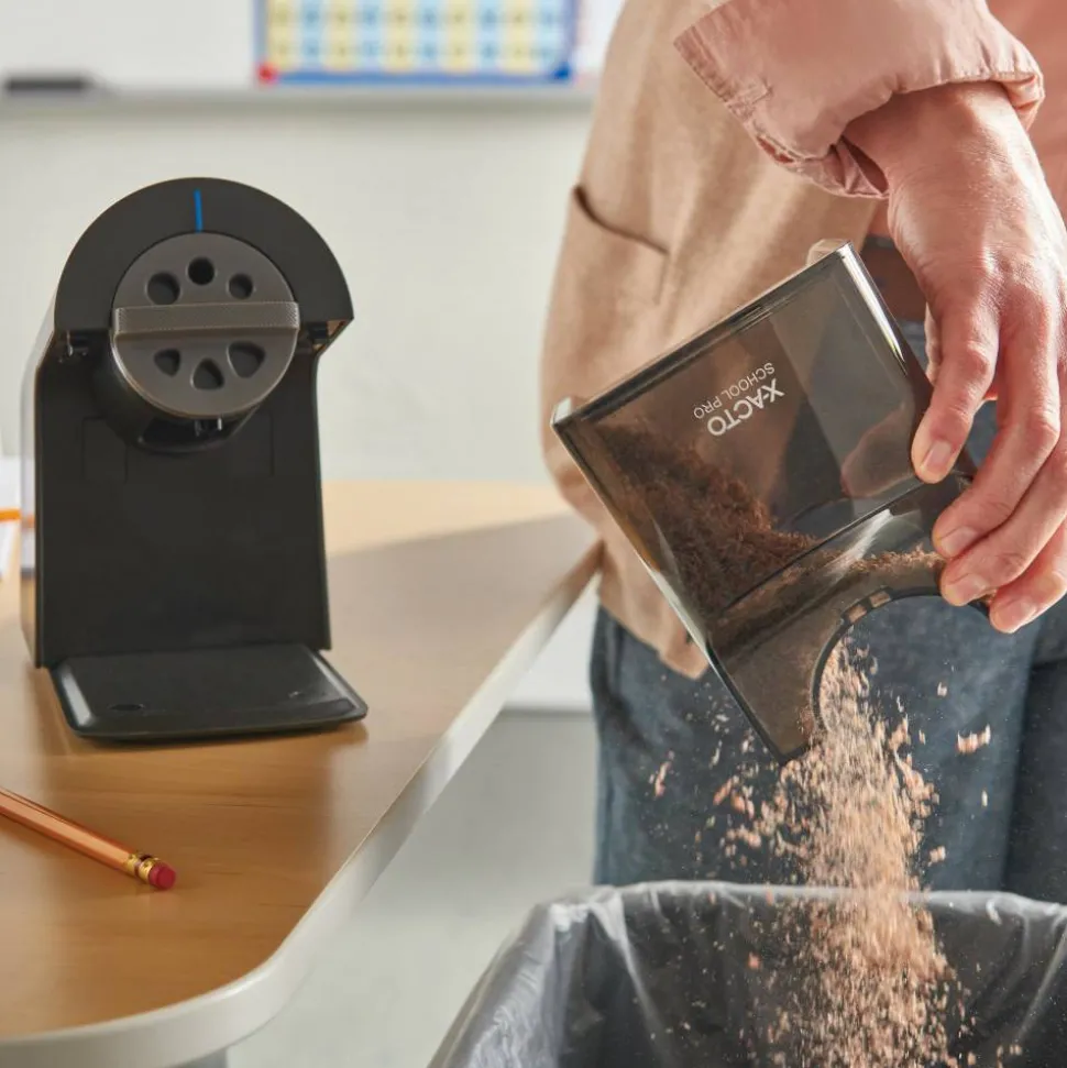 X-ACTO School Pro Electric Pencil Sharpener, Black
