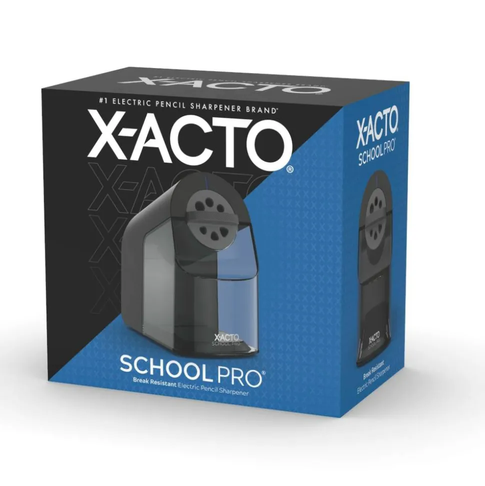 X-ACTO School Pro Electric Pencil Sharpener, Black