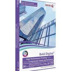xerox Bold Digital Printing Paper, 98 Bright, 24 lb Bond Weight, 11 x 17, White, 500/Ream