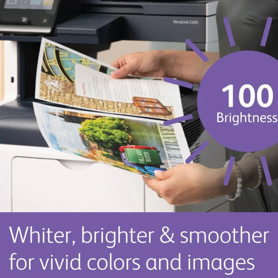 Xerox Bold Digital Printing Paper, 8 Reams, Letter Size, 100 (U.S.) Brightness, 32 Lb Text (120 gsm), Ream Of 500 Sheets - 3R11764PY-CS