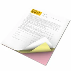 xerox Revolution Digital Carbonless Paper 3-Part Paper, 8.5 x 11, Pink/Canary/White, 5,010/Carton