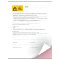 Xerox Revolution Premium Digital Carbonless Laser Paper, White/Pink, Letter (8 1/2" x 11"), 20 Lb, 92 Brightness, 2500 Sets Total, 250 Sets Per Ream