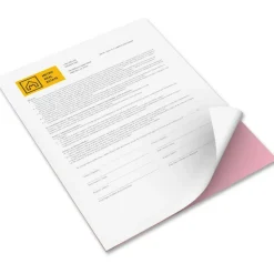 Xerox Revolution Premium Digital Carbonless Laser Paper, White/Pink, Letter (8 1/2