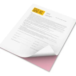 Xerox Revolution Premium Digital Carbonless Laser Paper, White/Pink, Letter (8 1/2