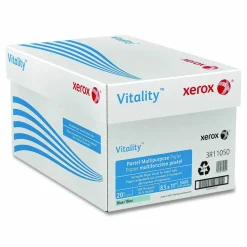 Xerox Vitality Colors Multi-Use Printer & Copy Paper, 1 Ream, Blue, Letter (8.5" x 11"), 500 Sheets Per Ream, 20 Lb, 30% Recycled