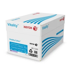 Xerox Vitality Colors Pastel Multi-Use Printer & Copy Paper, 10 Reams, Lilac, Letter (8.5