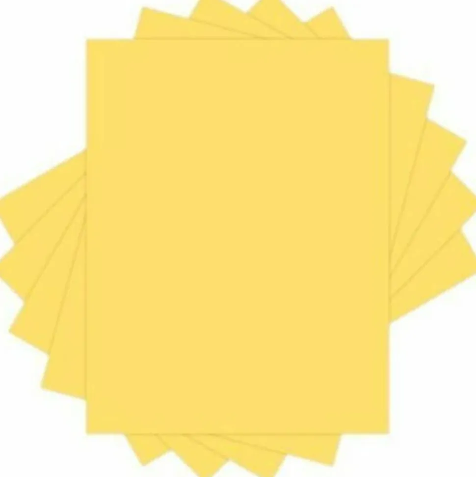 Xerox Vitality Colors Pastel Multi-Use Printer & Copy Paper, 10 Reams, Goldenrod, Letter (8.5" x 11"), 5000 Sheets Per Case, 20 Lb, 30% Recycled