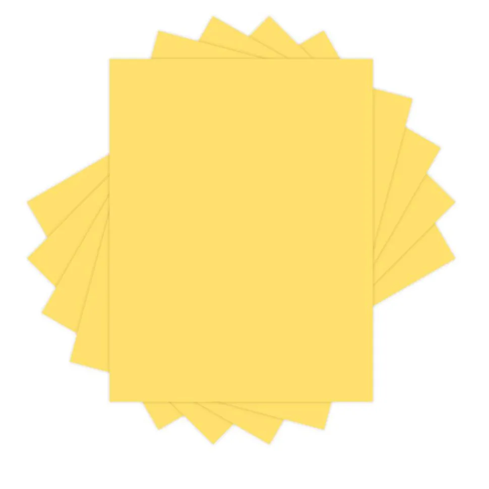 Xerox Vitality Colors Pastel Multi-Use Printer & Copy Paper, 10 Reams, Goldenrod, Letter (8.5" x 11"), 5000 Sheets Per Case, 20 Lb, 30% Recycled