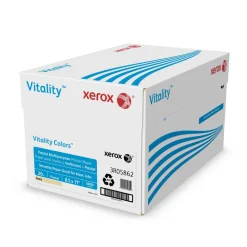 Xerox Vitality Colors Pastel Multi-Use Printer & Copy Paper, 10 Reams, Ivory, Letter (8.5" x 11"), 5000 Sheets Per Case, 20 Lb, 30% Recycled