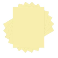 Xerox Vitality Pastel Color Multi-Use Printer & Copy Paper, 10 Reams, Yellow, Letter Size, 5000 Sheets Per Case, 20 Lb, 30% Recycled - 3R11053-CT