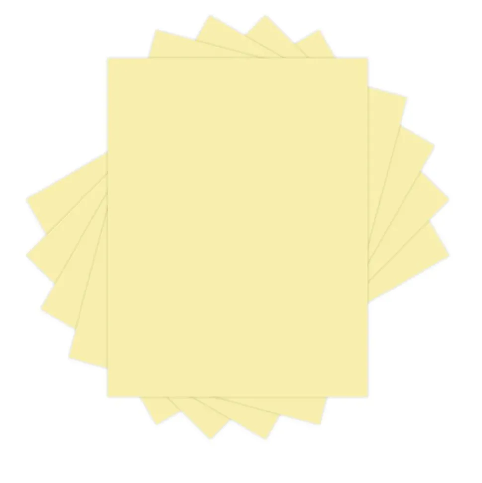 Xerox Vitality Pastel Color Multi-Use Printer & Copy Paper, 10 Reams, Yellow, Letter Size, 5000 Sheets Per Case, 20 Lb, 30% Recycled - 3R11053-CT