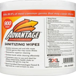 2XL GymWipes Advantage All Surface One-Step Cleaner Refills, 8