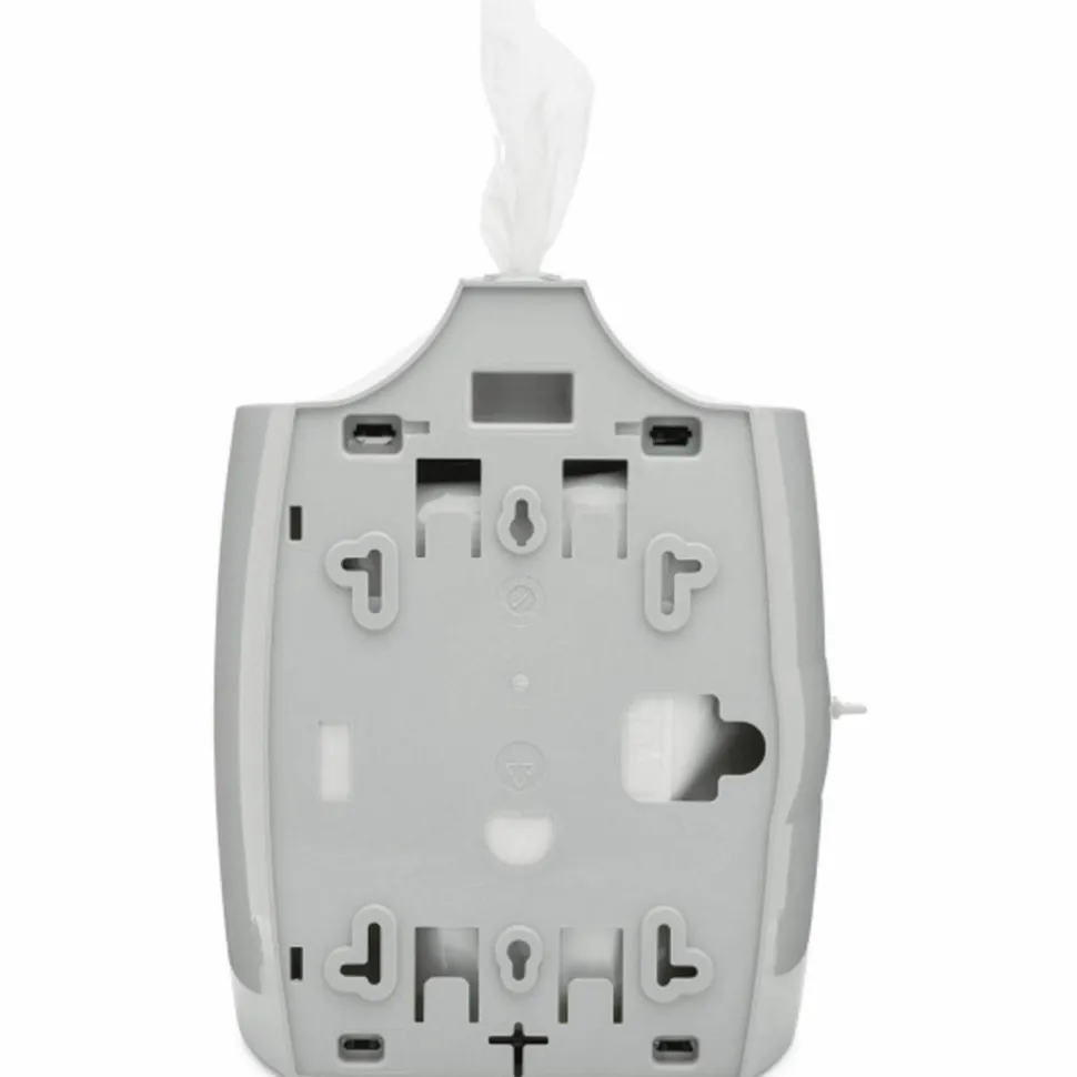 2XL GymWipes Touchless Dispenser - 1x Roll - 11" x 13.5"x 11" Depth - Plastic - Smoke Gray - Touch-free, Hinged, Contemporary Style, Durable - 1 Each