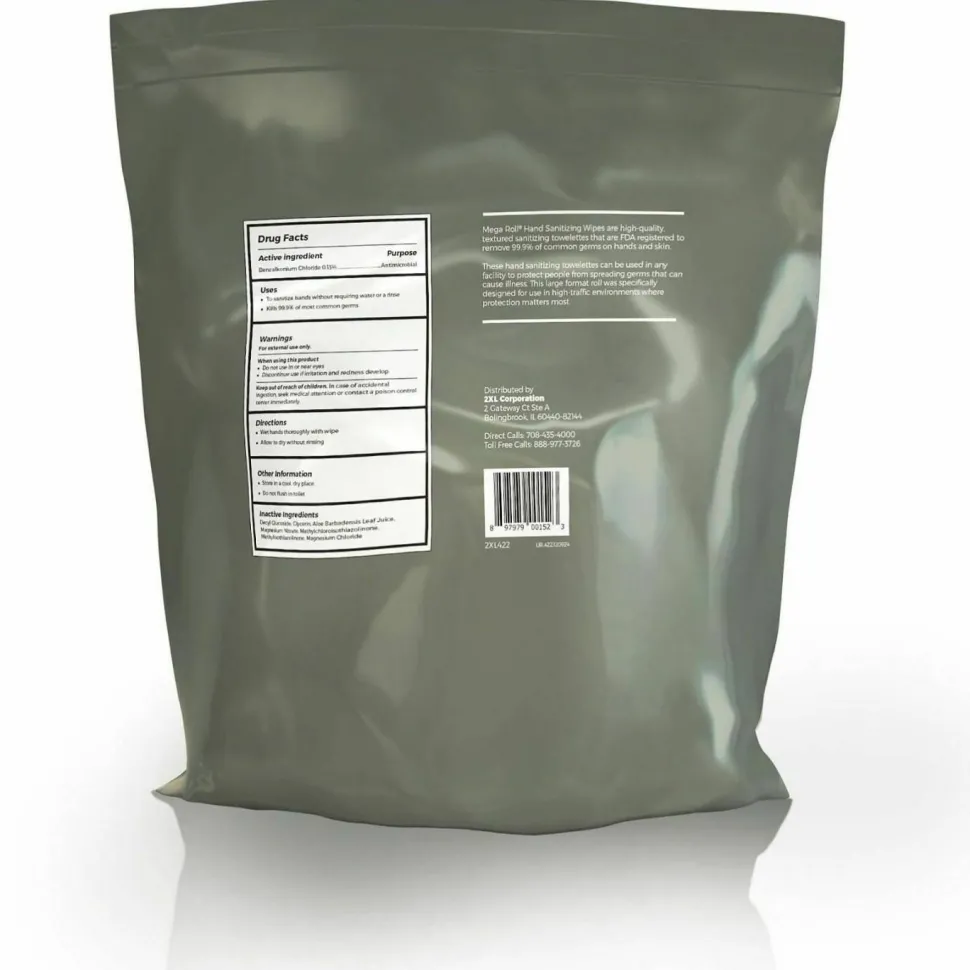 2XL Mega Roll Sanitizing Wipes
