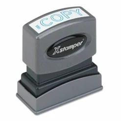 Xstamper One-Color Title Stamp, Pre-Inked,