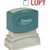 Xstamper Pre-Inked, Re-Inkable Two-Color Title Stamp, "Copy"