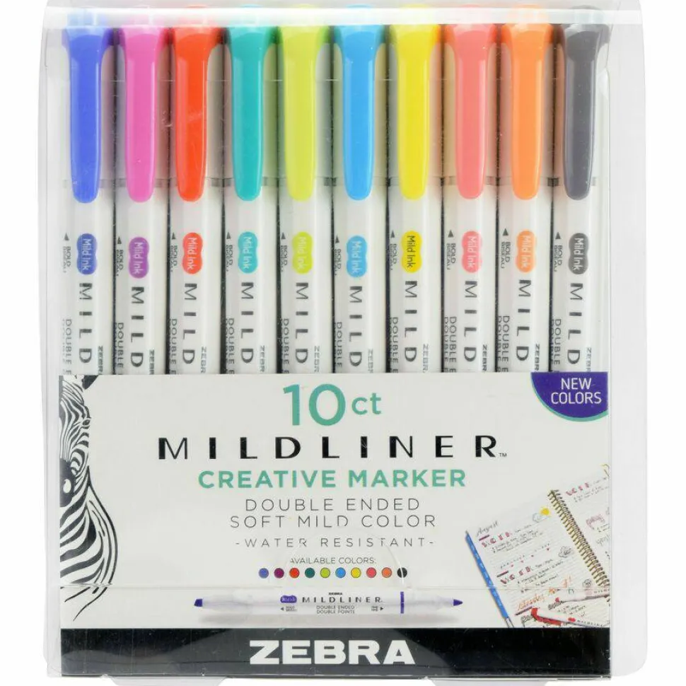 Zebra MILDLINER Dual Ended Creative Marker