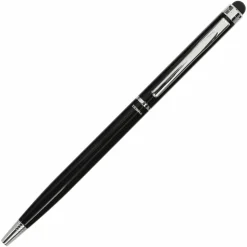 Zebra Pen Retractable Ballpoint Pen With Stylus, Fine Point, 0.7 mm, Black Barrel, Black Ink